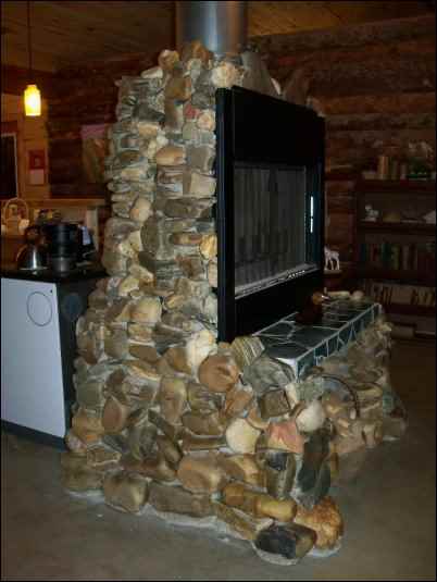 Building a Natural Stone Fireplace Surround