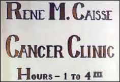 Rene Caisse's Essiac tea was said to be a natural cure for cancer.