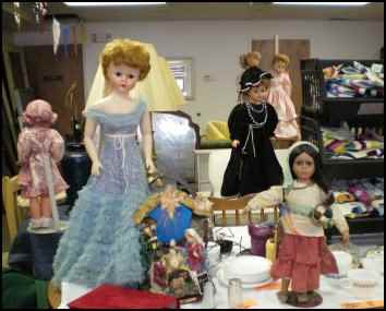 thrift store dolls and toys